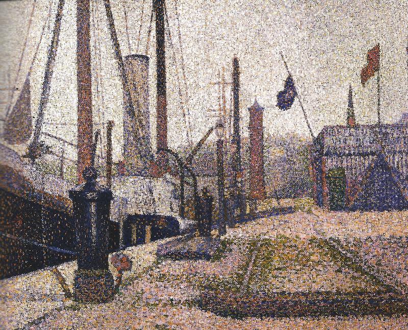 Georges Seurat The Maria at Honfleur oil painting image
